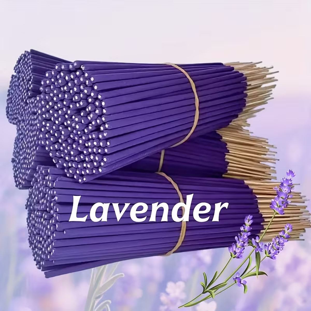 Home Fragrance Non Toxic - Ароматические палочки для ароматерапии «Лаванда Премиум»,